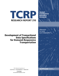 Development of Transactional Data Specifications for Demand-Responsive Transportation