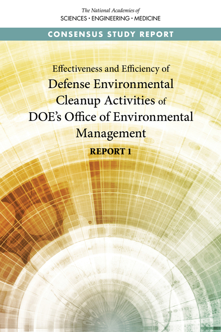 Effectiveness and Efficiency of Defense Environmental Cleanup Activities of DOE's Office of Environmental Management: Report 1