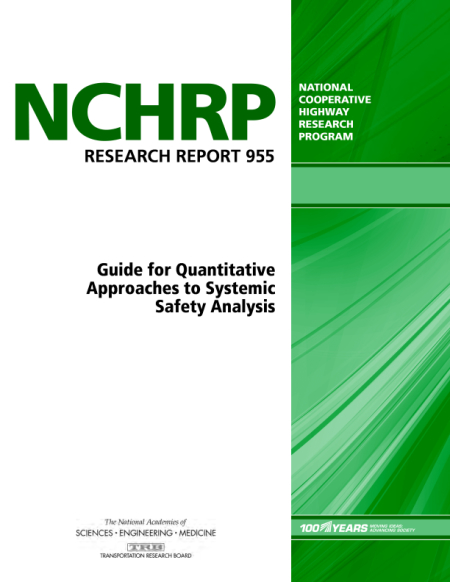 Cover: Guide for Quantitative Approaches to Systemic Safety Analysis
