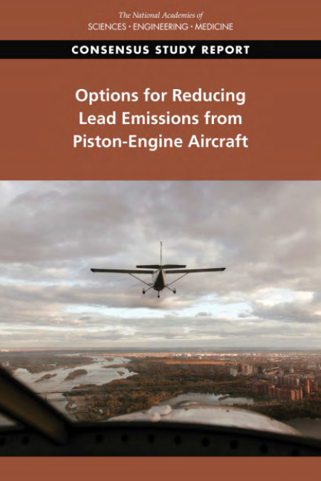 Cover: Options for Reducing Lead Emissions from Piston-Engine Aircraft