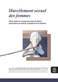 Harcèlement sexuel des femmes: Climat, culture et conséquences dans les filières universitaires de sciences, d'ingénierie et de médecine