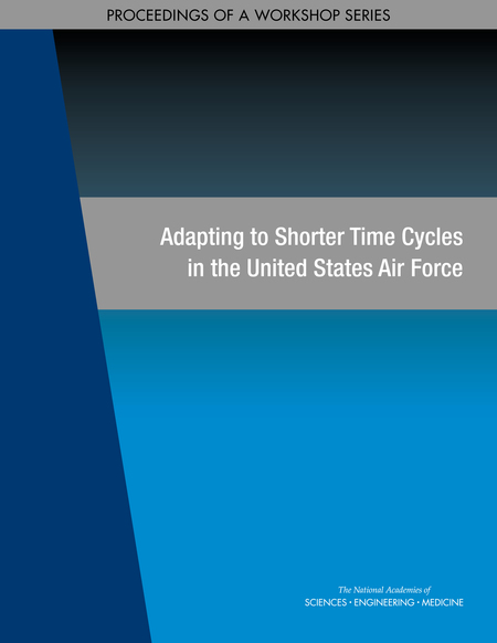 Cover: Adapting to Shorter Time Cycles in the United States Air Force: Proceedings of a Workshop Series