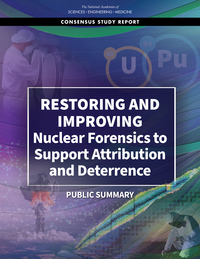 Cover Image: Restoring and Improving Nuclear Forensics to Support Attribution and Deterrence