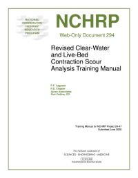 Revised Clear-Water and Live-Bed Contraction Scour Analysis Training Manual