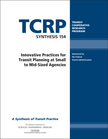 Innovative Practices for Transit Planning at Small to Mid-Sized Agencies