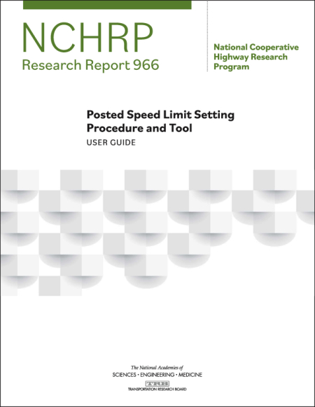 Cover: Posted Speed Limit Setting Procedure and Tool: User Guide