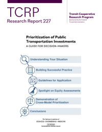 Prioritization of Public Transportation Investments: A Guide for Decision-Makers