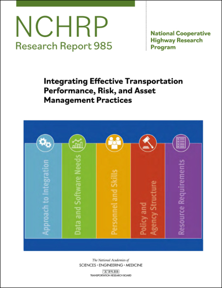 Cover: Integrating Effective Transportation Performance, Risk, and Asset Management Practices