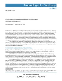 Challenges and Opportunities for Precision and Personalized Nutrition: Proceedings of a Workshop—in Brief