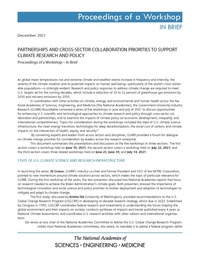 Partnerships and Cross-Sector Collaboration Priorities to Support Climate Research and Policy: Proceedings of a Workshop–in Brief