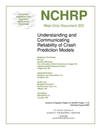 Understanding and Communicating Reliability of Crash Prediction Models
