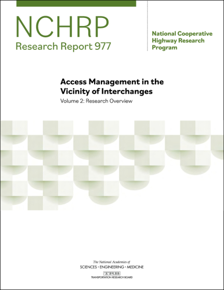 Access Management in the Vicinity of Interchanges, Volume 2: Research Overview