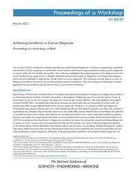 Achieving Excellence in Cancer Diagnosis: Proceedings of a Workshop—in Brief