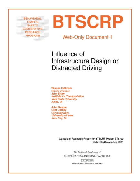 Influence of Infrastructure Design on Distracted Driving