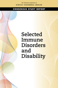 Cover Image:Selected Immune Disorders and Disability