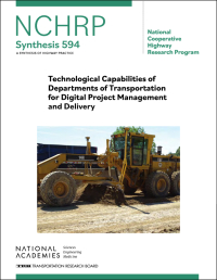 Cover Image:Technological Capabilities of Departments of Transportation for Digital Project Management and Delivery