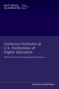 Cover Image:Confucius Institutes at U.S. Institutions of Higher Education