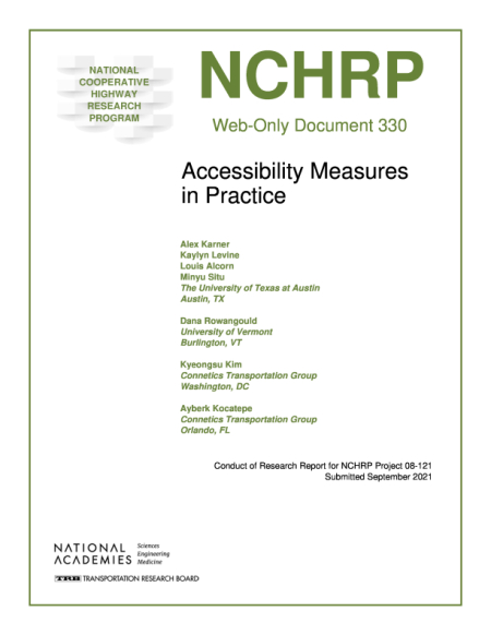 Accessibility Measures in Practice