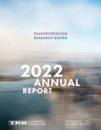Cover Image: Transportation Research Board 2022 Annual Report