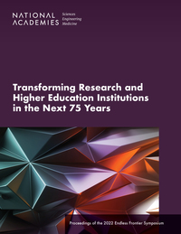 Cover Image:Transforming Research and Higher Education Institutions in the Next 75 Years