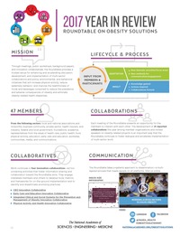 2017 Year in Review: Roundtable on Obesity Solutions