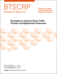 Cover Image:Strategies to Improve State Traffic Citation and Adjudication Outcomes