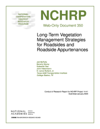 Long-Term Vegetation Management Strategies for Roadsides and Roadside Appurtenances