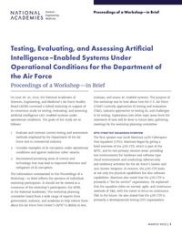 Cover Image: Testing, Evaluating, and Assessing Artificial Intelligence–Enabled Systems Under Operational Conditions for the Department of the Air Force
