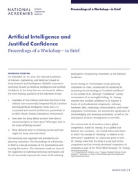 Cover Image: Artificial Intelligence and Justified Confidence