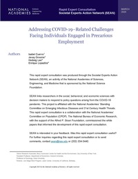 Addressing COVID-19–Related Challenges Facing Individuals Engaged in Precarious Employment