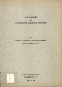 Annual report 1948: Conference on Electrical Insulation