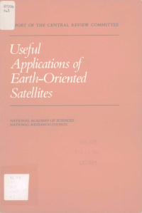 Cover Image: Useful applications of earth-oriented satellites; report of the Central Review Committee.