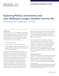 Exploring Policies, Investments, and Case-Making for Longer, Healthier Lives for All: Proceedings of a Symposium–in Brief