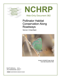 Cover Image:Pollinator Habitat Conservation Along Roadways, Volume 4: Great Basin