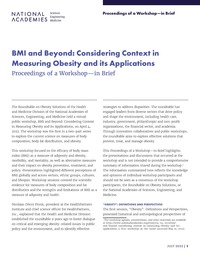 Indicators of Health: Body Mass Index, Body Fat Content, and Fat  Distribution – Human Nutrition
