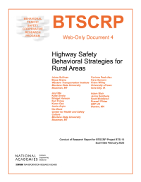 Highway Safety Behavioral Strategies for Rural Areas