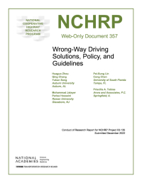 Wrong-Way Driving Solutions, Policy, and Guidelines