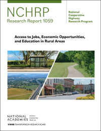 Access to Jobs, Economic Opportunities, and Education in Rural Areas