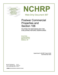 Postwar Commercial Properties and Section 106: Piloting the Methodology for Evaluating Historic Significance
