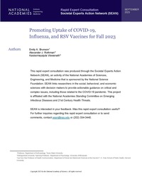 Promoting Uptake of COVID-19, Influenza, and RSV Vaccines for Fall 2023