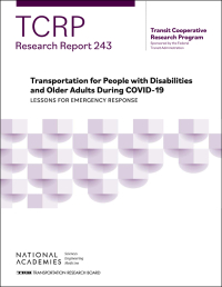 Transportation for People with Disabilities and Older Adults During COVID-19: Lessons for Emergency Response