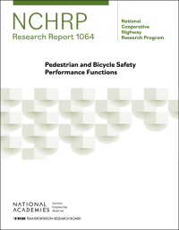 Pedestrian and Bicycle Safety Performance Functions
