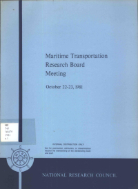 Cover Image: Maritime Transportation Research Board