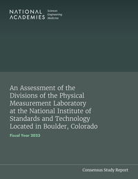Cover Image: An Assessment of the Divisions of the Physical Measurement Laboratory at the National Institute of Standards and Technology Located in Boulder, Colorado