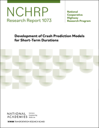 Cover Image: Development of Crash Prediction Models for Short-Term Durations