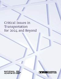 Cover Image: Critical Issues in Transportation for 2024 and Beyond