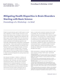 Mitigating Health Disparities in Brain Disorders Starting with Basic Science: Proceedings of a Workshop–in Brief