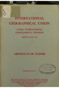 Cover Image: Abstracts of Papers.