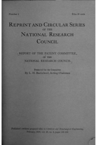 Cover Image: Reprint and Circular Series of the National Research Council