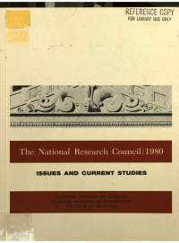 Cover Image: National Research Council/1980
